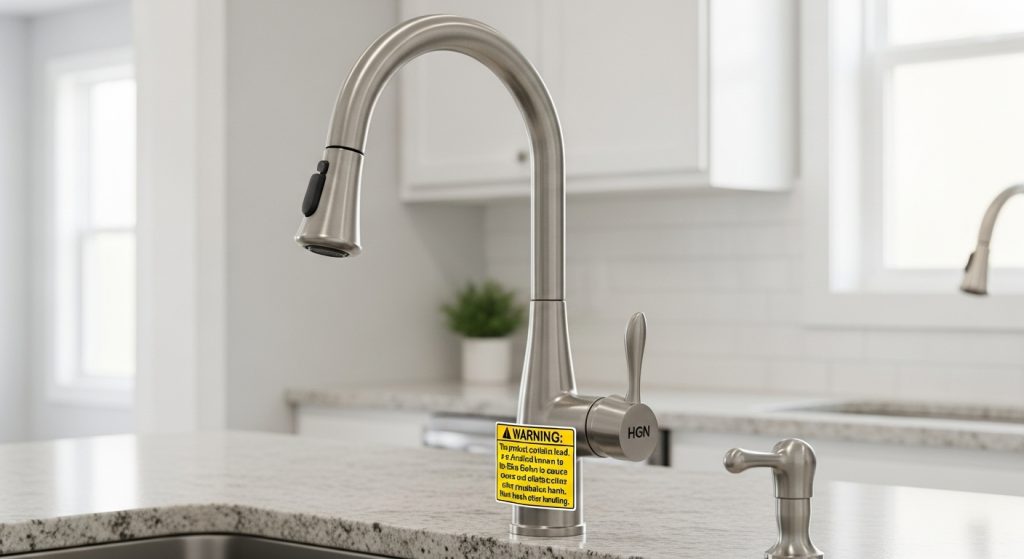 hgn kitchen faucets lead warning​