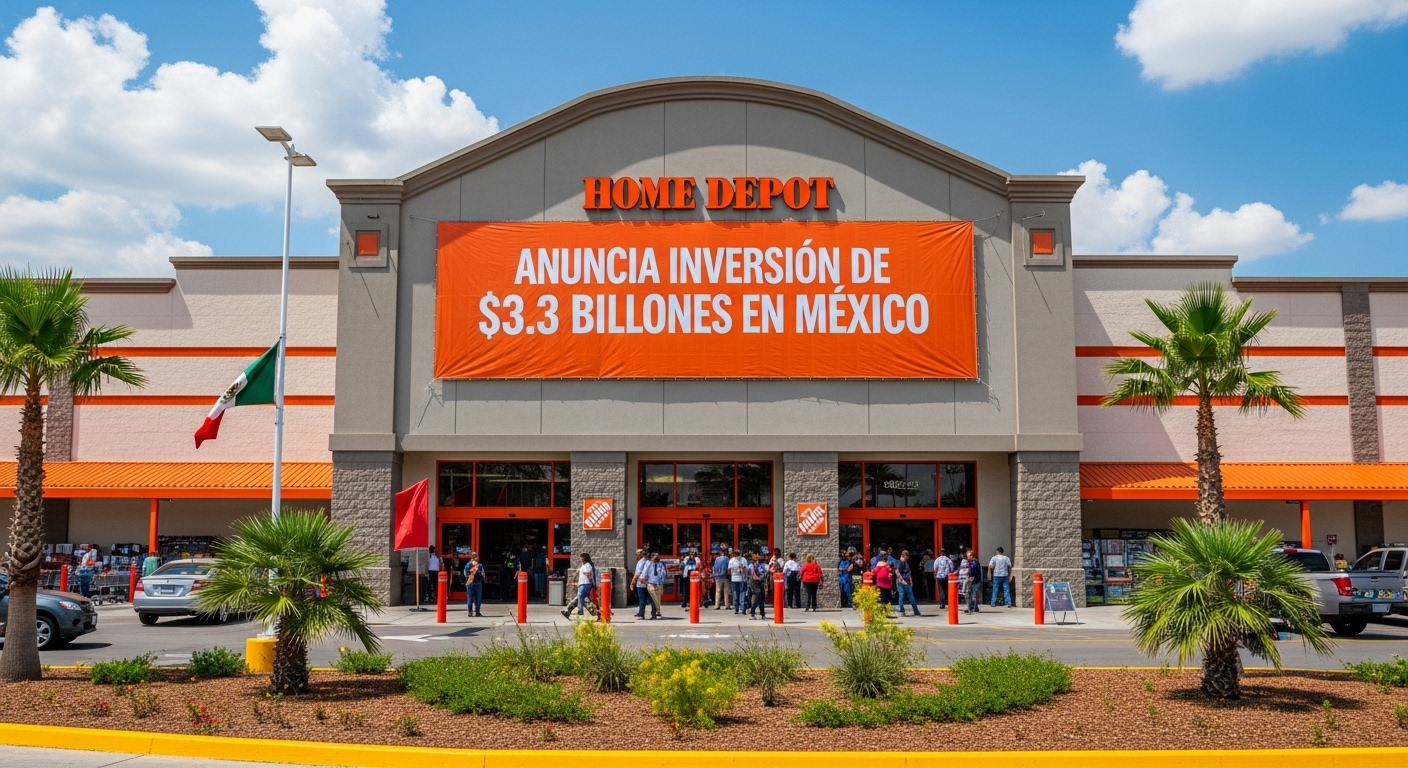 Home depot announces $3.3 billion investment in mexico​