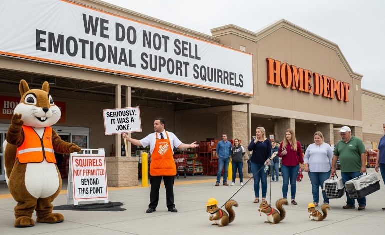 Home depot had to debunk a viral april fools’ joke