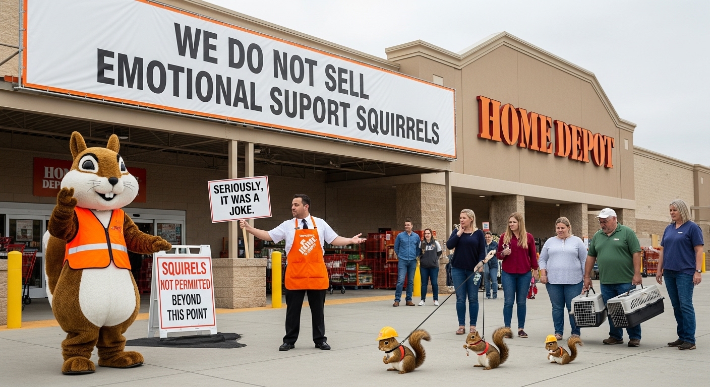 Home depot had to debunk a viral april fools’ joke