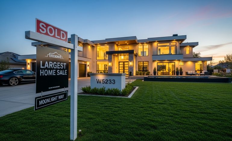 The Story of the largest home sale w5233 moonlight way elk grove 95758​