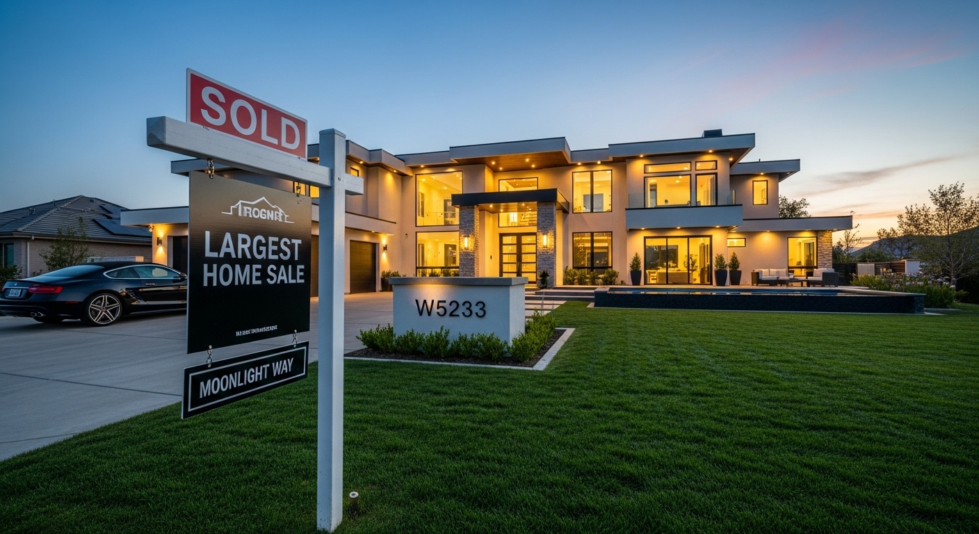 The Story of the largest home sale w5233 moonlight way elk grove 95758​