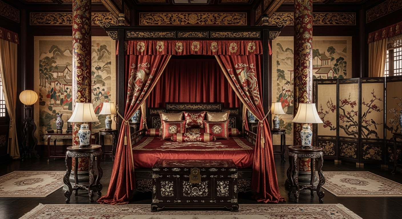 Tang palace feudal decor bedroom​ – Where History Meets Modern Royalty